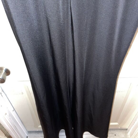 Ieena For Macduggal High Neck Gown Size 12 Black Faux Jewels Going Out Party NWT - Picture 14 of 14